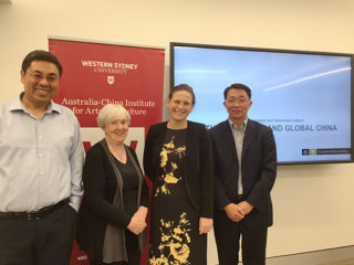 Image of Lucy Montgomery with Xiang Ren plus two other people