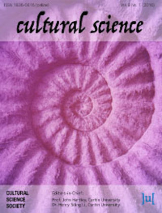 image of pink ammonite - cover of journal